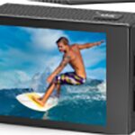 Action Camera 5K 30FPS Waterproof Camera Underwater 131FT with EIS WiFi App Remote Control 64GB Card 170° Wide Angle Sports Helmet Bike Video Dark with 64GB Card