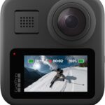 GoPro MAX — Waterproof 360 + Traditional Action Camera with Touch Screen Spherical 5.6K30 HD Video 16.6MP 360 Photos 1080p Live Streaming Stabilization