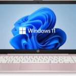 HP 14″ HD Laptop, Windows 11, Intel Celeron Dual-Core Processor Up to 2.60GHz, 4GB RAM, 64GB SSD, Webcam, Dale Pink (Renewed)