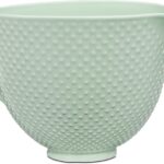 KitchenAid 5 Quart Ceramic Bowl for all 4.5-5 Quart Tilt-Head Stand Mixers KSM2CB5TDD, Dew Drop