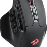 Redragon M811 PRO Wireless MMO Gaming Mouse, 15 Programmable Buttons RGB Gamer Mouse w/Ergonomic Natural Grip Build, 10 Side Macro Keys, Software Supports DIY Keybinds & Backlit