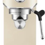 CASABREWS CM5418 Espresso Machine 20 Bar, Espresso Maker with Milk Frother Steam Wand, Stainless Steel Espresso Coffee Machine with 34oz Removable Water Tank, Creamy