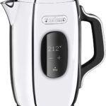 All-Clad Stainless Steel Kettle 1.5 Liter Keep Warm Function 1500 Watts Adjustable Temperature, Safe to Touch, Fast Boiling, Silver