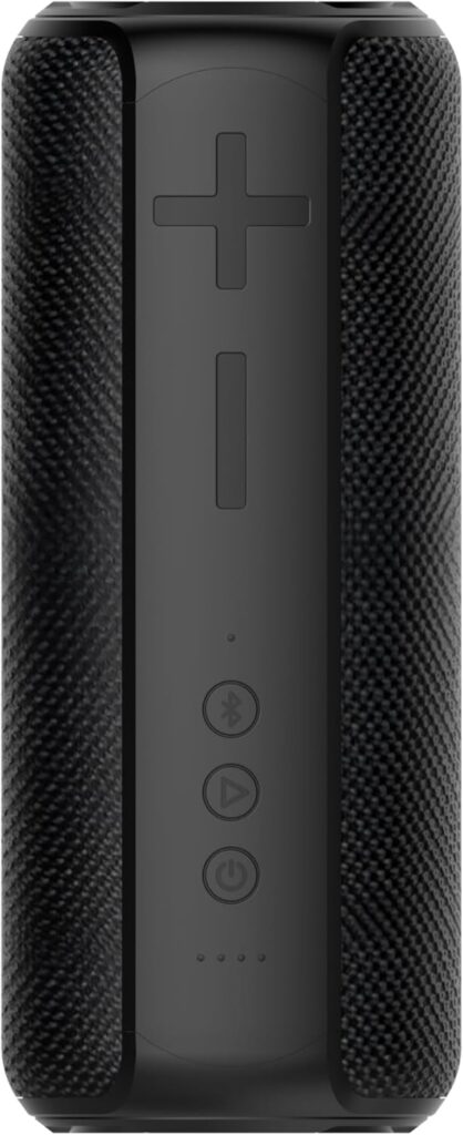 Vortex Portable 30W Bluetooth Speaker with LED Light Show, IPX6 Waterproof, Deep Bass, TWS & DSP Audio, Bluetooth 5.2, 10H Battery, Portable Wireless Speaker for Home, Outdoors & Parties.