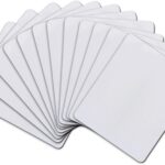 A-SUB Sublimation Mouse Pad Blank Rectangular Blanks 12 pcs for Sublimation Transfer Heat Press Printing Crafts 24x20x0.2cm White