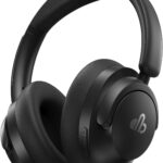 Hybrid Active Noise Cancelling Headphones, Over-Ear Bluetooth Headphone, 60H Playtime, Deep Bass, Transparency Mode, Comfort Fit Ear Cups, White Elephant Gifts for Adults, Travel Office Home – Black