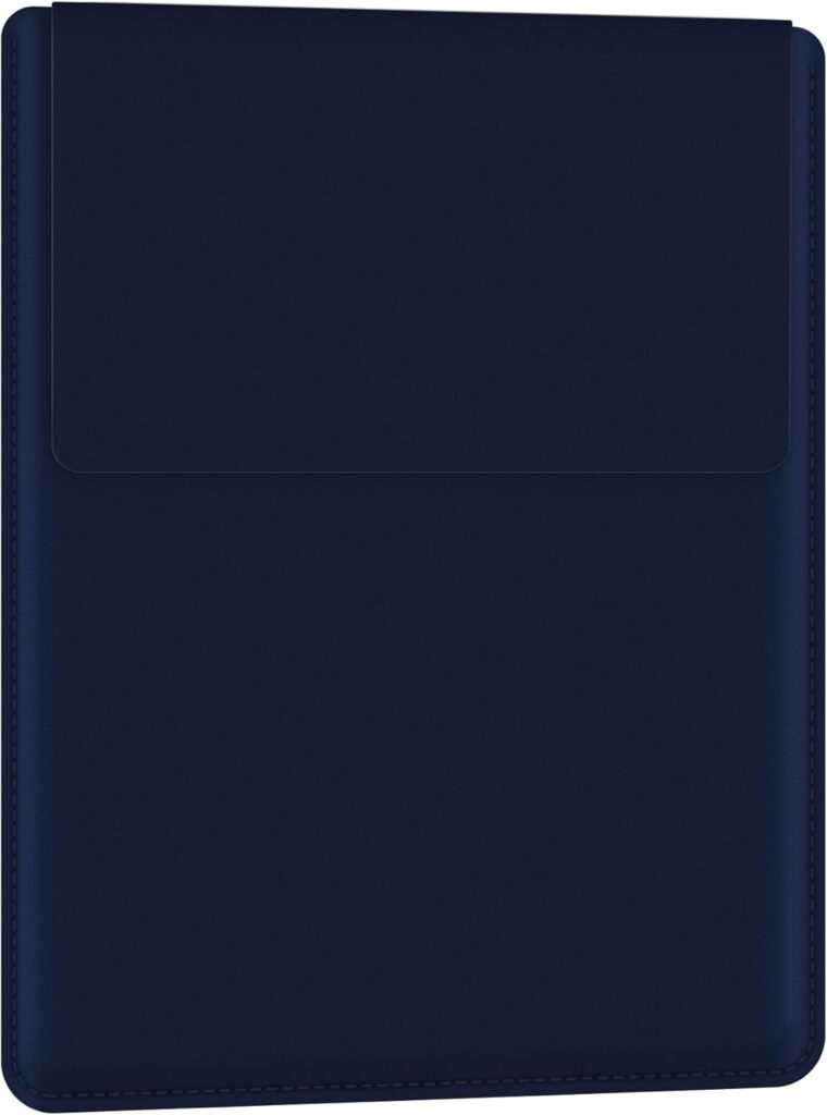 BVYA 13.3-14″ Sleeve, PU Leather Laptop Case Compatible with New MacBook Air 13.6/Pro/Max M2/M1 A2779 A2442 14, 13.5 Surface 5/4/3/2/1, Compatible with Laptop 2022 Pro 14 inch