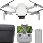 DJI Mini 4K Camera Drone Combo, Drone with 4K UHD Camera for Adults, Under 249 g, 3-Axis Gimbal Stabilization, 10km Video Transmission, Auto Return, 2 Batteries for 62-Min Max Flight Time, QuickShots