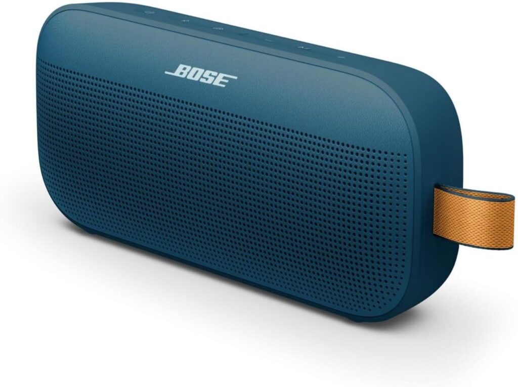 Bose SoundLink Flex Portable Bluetooth Speaker (2nd Gen), Portable Outdoor Speaker with Hi-Fi Audio, Up to 12 Hours Battery Life, Waterproof and Dustproof, Twilight Blue – Limited Edition Color