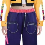 Girls Halloween Outfit Kids Singer Fashion Party Stage Show Clothes