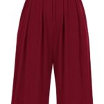 PRETTYGARDEN Womens Summer Jumpsuits Dressy Casual One Piece Outfits Sleeveless Mock Neck Wide Leg Pants Rompers with Pockets