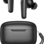 kurdene Wireless Ear Buds Bluetooth 5.4 Headphones 60H Playtime Deep Bass Stereo Earbuds with Mic Comfort Lightweight in Ear Earphones for Workout/Running Black