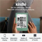 Amazon Kindle 16 GB (newest model) – Lightest and most compact Kindle, now with faster page turns, and higher contrast ratio, for an enhanced reading experience – Matcha