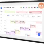 15.6 Inch Digital Calendar, Wall Electronic Desk Calendar, Full HD 1920 * 1080P IPS Touchscreen Interactive Display for Family Meal Planner Support – Streamline Household Organization