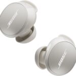 Bose QuietComfort Bluetooth Earbuds, True Wireless Earbuds with Active Noise Cancellation and Mic, Deep Bass, IPX4 Rating, Up to 8.5 Hours of Playtime, White