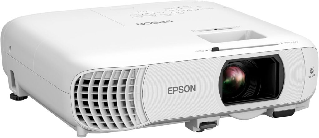 Epson Home Cinema 980 3-Chip 3LCD 1080p Projector, 4,000 Lumens Color and White Brightness, Streaming/Gaming/Home Theater, Built-In Speaker, Auto Picture Skew, 16000:1 Contrast, 2 HDMI Ports