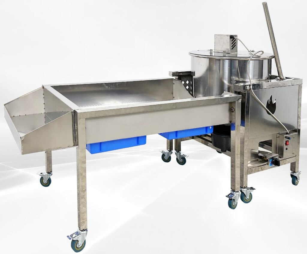 Kettle Corn Machine Popcorn Popper Cooker Cart 90 qt Outdoor Mobile Gourmet propane