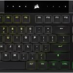 Corsair K100 AIR Wireless RGB Mechanical Gaming Keyboard – Ultra-Thin, Sub-1ms Slipstream, Low-Latency Bluetooth, Cherry MX Ultra Low Profile Keyswitches – NA Layout, QWERTY – Black