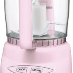 Cuisinart Mini-Prep Plus Food Processor, 24-Ounce Mini Food Processor to Chop Herbs, Vegetables, and Hard Cheese, 24-Ounce Work Bowl, Reversible Stainless Steel Blade, DLC-2APK, Pink