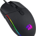 Redragon M719 Antonium RGB Gaming Mouse, 10,000 DPI Optical Wired Mice with 8 Programmable Buttons & 8 Backlit Modes, Software Supports DIY Keybinds Rapid Fire Button
