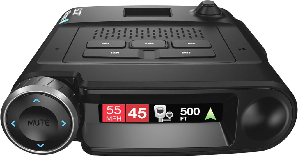 Escort MAXcam 360c Laser Radar Detector and Dash Camera – Great Range, 360° Protection, Shared Alerts, Incident Reports, Apple CarPlay and Android Auto Compatible, 16GB SD Card Included