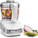 Cuisinart Core Custom 4-Cup Mini Chopper, Mini Food Processor Chops and Grinds with Auto-Reversing Stainless Steel SmartPower Blade, Dishwasher-Safe Parts, MCH-4, White/Stainless Steel