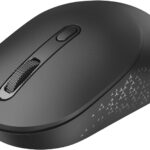 TECKNET Bluetooth Wireless Mouse, Bluetooth 5.0 & 2.4G USB Receiver, Compact & Portable, Silent Click, Ergonomic Symmetrical Design, 18-Month Battery, Adjustable DPI, Wide Compatibility – Black