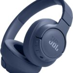JBL Tune 720BT – Wireless Over-Ear Headphones with JBL Pure Bass Sound, Bluetooth 5.3, Up to 76H Battery Life and Speed Charge, Lightweight, Comfortable and Foldable Design (Blue)