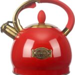 3Quart Whistling Tea Kettle Classic Teapot Stainless Steel Teakettle with Cool Grip for Stovetop