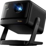 Dangbei DBOX02 Pro 4K Projector GTV, 2000 ISO Lumens, HDR10+, Dolby Audio, 3D Ready, Auto Keystone/Focus, 300″ Screen, WiFi & Bluetooth Home Theater Projector for Bedroom