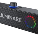 FULMINARE Bluetooth Speaker with 26W HD Sound, Portable Speaker Up to 30H Playtime, AUX&TF-Card&USB Input, LED Lights, Speakers Bluetooth 5.3 Wireless for Home/Party/Outdoor, (Black)