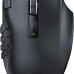 Razer Naga V2 HyperSpeed Wireless MMO Gaming Mouse: 19 Programmable Buttons – HyperScroll Technology – Focus Pro 30K Optical Sensor – Mechanical Mouse Switches Gen-2 – Up to 400 Hr Battery Life