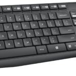 Logitech MK235 Wireless Keyboard and Mouse Combo for Windows, 2.4 GHz Wireless Unifying USB Receiver, 15 FN Keys, Long Battery Life, Compatible with PC, Laptop