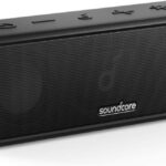 Soundcore Anker 3 Portable Bluetooth Speaker – Wireless, IPX7 Waterproof, 24H Playtime, Pure Titanium Diaphragm Drivers, PartyCast, BassUp, Custom EQ App – for Home, Shower, Outdoor, and Beach