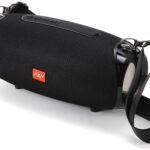 Outdoor Portable Bluetooth Speaker, IPX4 Waterproof Wireless Speakers, 5.0 Bluetooth Speakers, Powerful Sound, TWS Stereo Pairing Support TF Card, for Home/Party/Outdoor/Beach Black