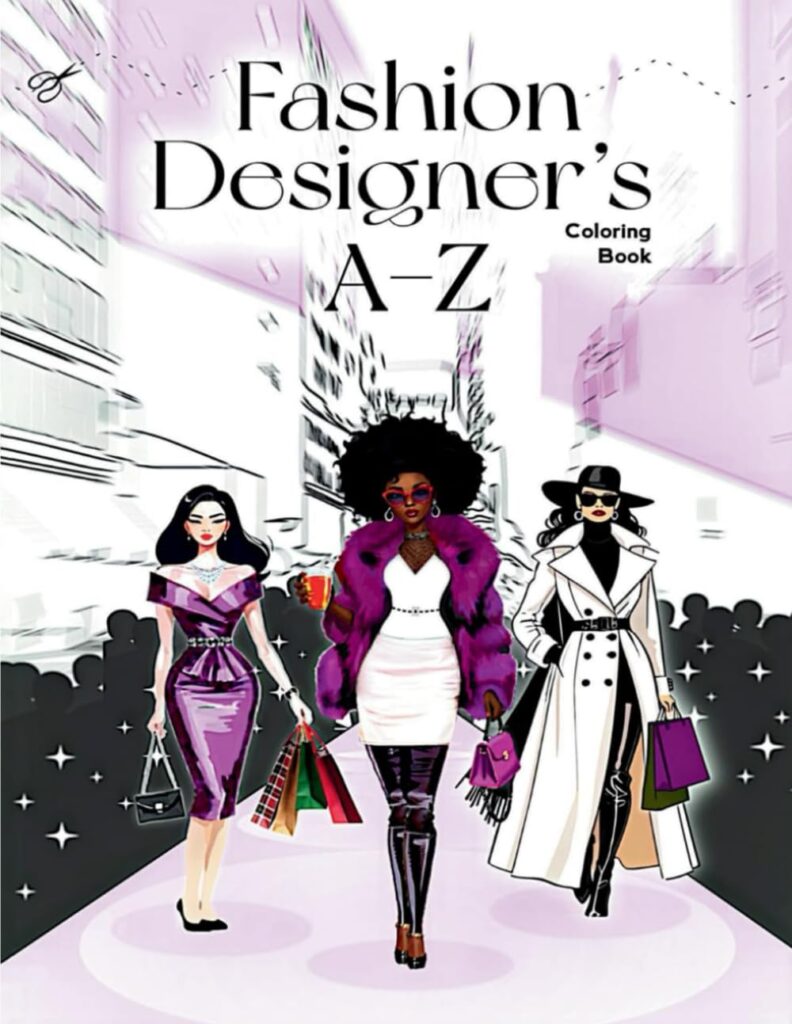 Fashion Designers coloring book A-Z