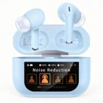 Wireless Earbuds, ANC/ENC Noise Cancelling Headphones with Smart Touchscreen Case, 48H Playtime, Bass Stereo Sound, Bluetooth 5.4 Ear Buds for Laptop, Android/iOS, Pad