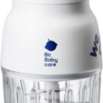 Bc Babycare Baby Food Maker-Glass Baby Puree blender for Fruit, Vegatable & Meat,Mini Food Processor for Potatoes, Grapes & Strawberries,White,10oz
