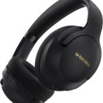 Bluetooth Headphones Over Ear 80H Playtime, Wireless Headphones Over Ear with 3 EQ Modes, Built-in ENC Mic, Deep Bass, HiFi Stereo Foldable 5.4 Bluetooth Headset for Phone PC Travel Gym Workout
