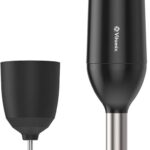 Vitamix 2-Speed Immersion Blender + Whisk Attachment, Professional-Grade Hand Blender with 350-Watt Motor and Stainless-Steel Blade, Black