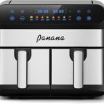 Panana Air Fryer 9.5 Quart Air Fryer with Dual Basket for Quick and Easy Meals, 8 Pre-set Function Air Fryer for Family and Childern, Christmas Gift New Year Gift
