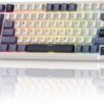 RK ROYAL KLUDGE L98 Wireless Mechanical Keyboard w/Left-Handed Southpaw Design Numpad & Hot Swappable Knob, Tri-Mode 95% Keyboard BT/2.4G/USB-C, Pro Software, Gasket Mount, Massive 8000mAh Battery