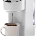 Instant Pot K-Cup Pod Compatible Single Serve Coffee Maker with Reusable Pod and Bold Setting, 8-12oz, 40oz Reservoir, White