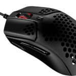 HyperX Pulsefire Haste – Gaming Mouse, Ultra-Lightweight, 59g, Honeycomb Shell, Hex Design, RGB, HyperFlex USB Cable, Up to 16000 DPI, 6 Programmable Buttons,Black