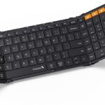 ProtoArc Foldable Bluetooth Keyboard, XK01 Folding Wireless Portable Keyboard with Numeric Keypad, Full-Size Travel Keyboards for iPad Tablet Smartphone Laptop PC Windows iOS Android, Black