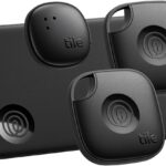 Tile by Life360 Essentials – Bluetooth Trackers & Item Locators for Keys, Wallets, Remotes & More; Easily Find All Your Things. Both iOS and Android Compatible. 4-Pack (Mates/Slim/Sticker)