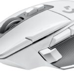 Logitech G502 X Wired Gaming Mouse – LIGHTFORCE hybrid optical-mechanical primary switches, HERO 25K gaming sensor, compatible with PC – macOS/Windows – White