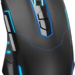 Gaming Mouse Wired, Gaming Mice Breathing RGB LED Plug Play High-Precision Adjustable 7200 DPI, 7 Programmable Buttons, Ergonomic Mouse for PC Laptop