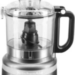 KitchenAid 7 Cup Food Processor Plus Chop Puree Knead Shred Slice KFP0719QG Liquid Graphite (Renewed)