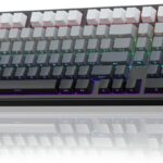 AULA F99 Pro Wireless Mechanical Keyboard with Knob,Gasket Structure,Tri-Mode BT5.0/USB-C/2.4GHz Hot Swappable Keyboard,Creamy Sound,RGB Backlit PBT Keycaps Computer Gaming Keyboards